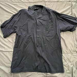 Mens Button Up Shirt XL Godbody